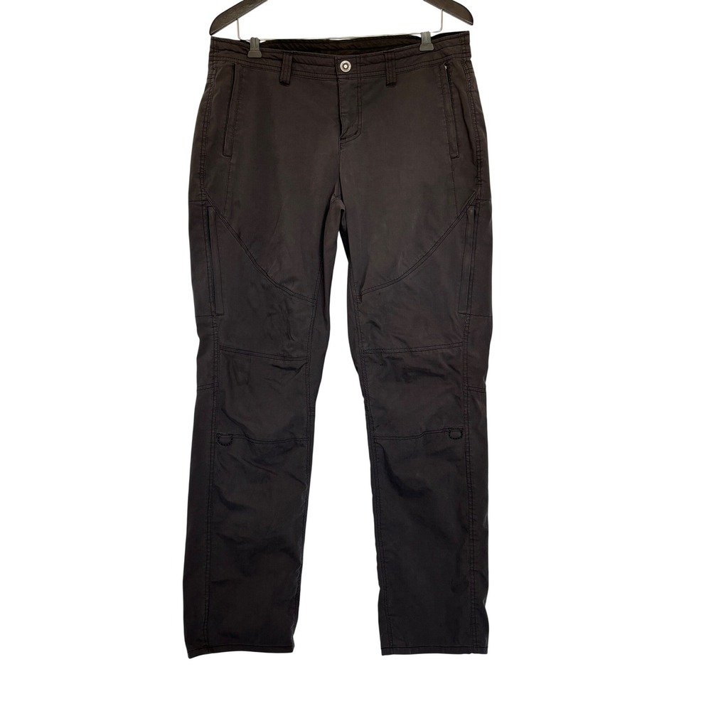 Kuhl Pants Womens 14 Reg Gray Splash Leg Lightweight Hiking Sporty
